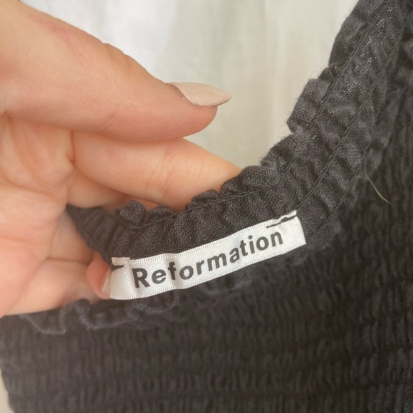 REFORMATION Square Neckline Sleeveles Top Size Small - Picture 5 of 13